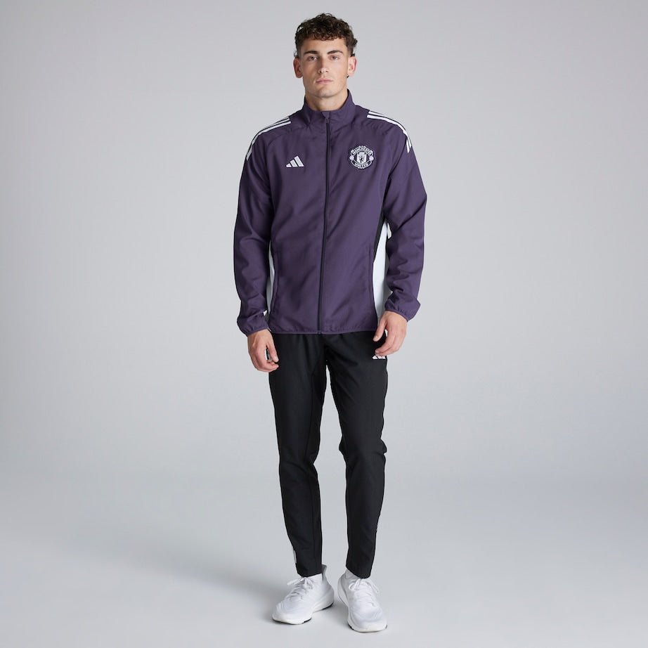 adidas Manchester United Tiro 25 Competition Tracksuit Purple - OnSize