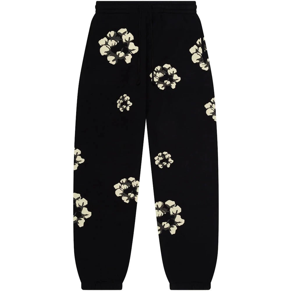 Denim Tears x CPFM Cactus Tears Wreath Sweatpants Black - OnSize