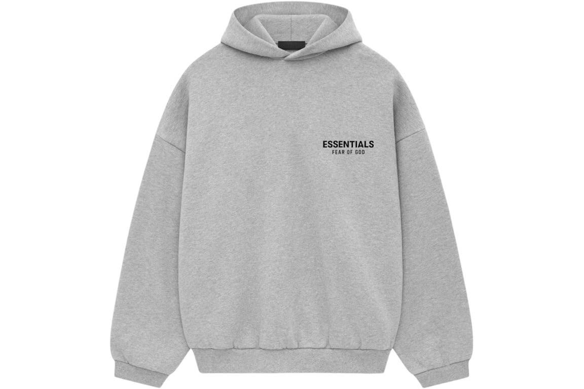 Fear of God Essentials Fleece Hoodie Light Heather Gray (FW24) - OnSize