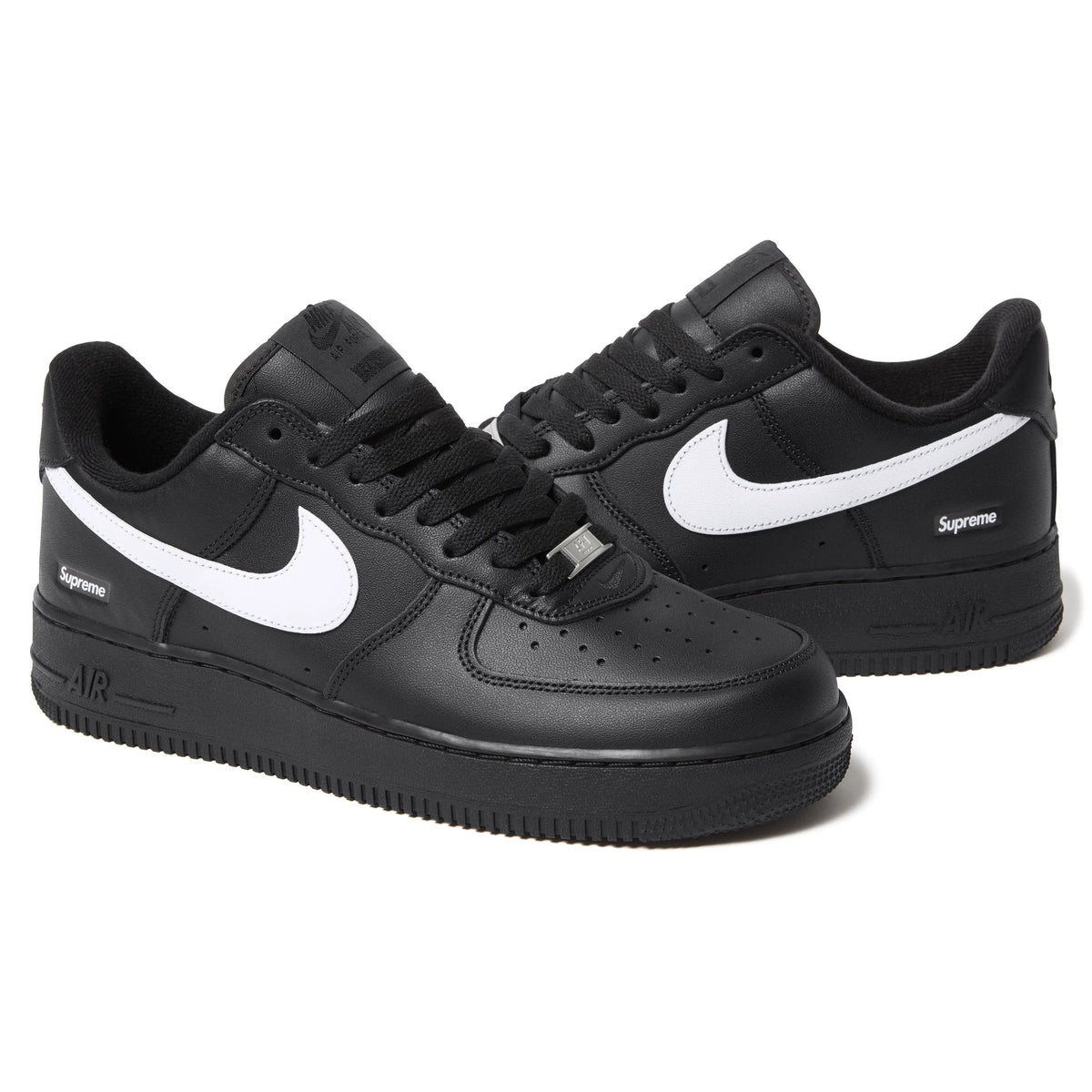 Nike Air Force 1 Low Supreme Black White - OnSize