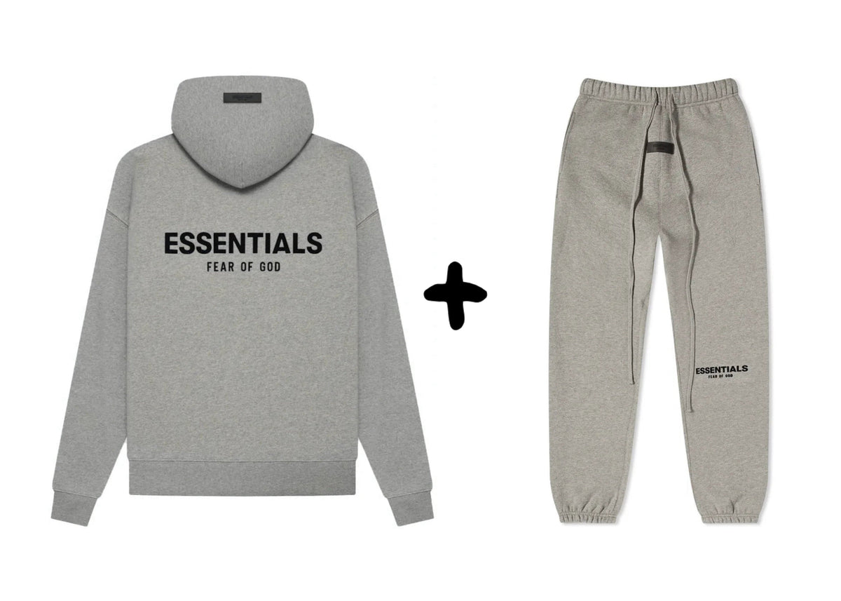 Fear of God Essentials Dark Oatmeal Set - OnSize