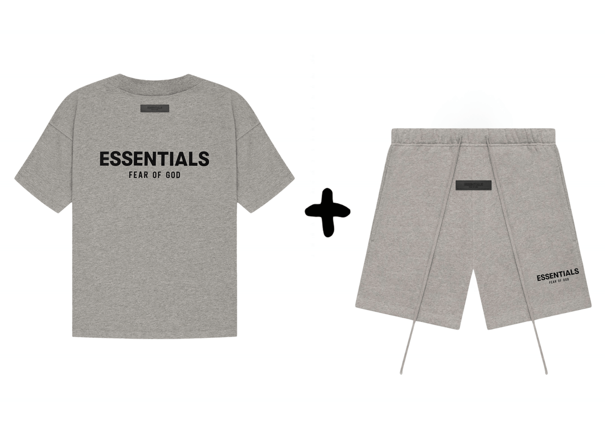 Fear of God Essentials Dark Oatmeal Summer Set - OnSize