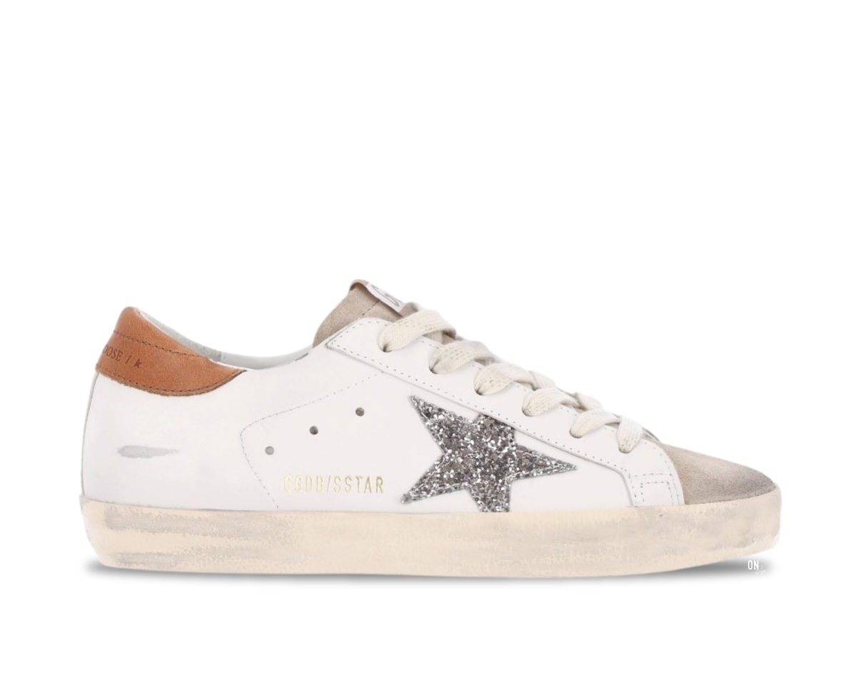 Golden Goose Super-Star White Beige Cinder - OnSize