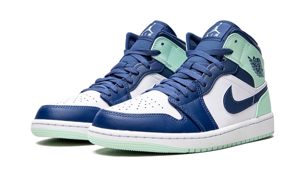 Jordan 1 Mid Mystic Navy Mint Foam - OnSize