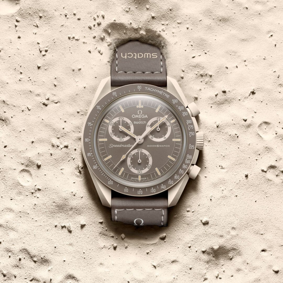 Swatch x Omega Bioceramic Moonswatch Mission On Earth Desert - OnSize
